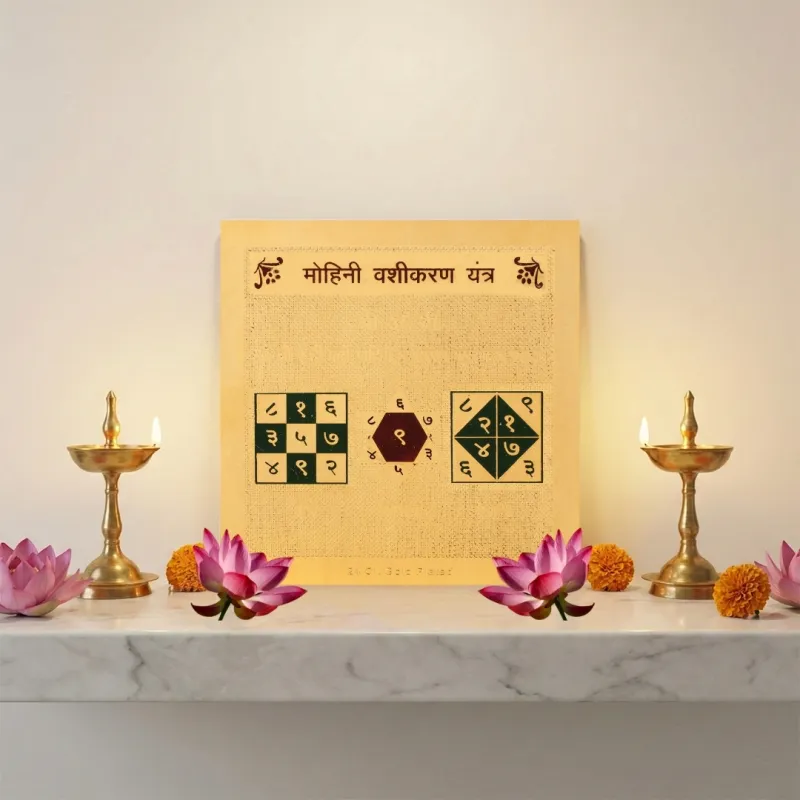 Gold Plated Mohini Vashikaran Yantra